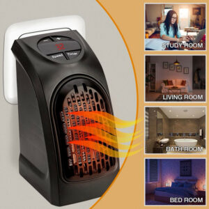 Portable Mini Electric Plug-In Wall Heater Handy Room Blower Fan Radiator 350w
