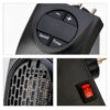 Portable Mini Electric Plug-In Wall Heater Handy Room Blower Fan Radiator 350w 5